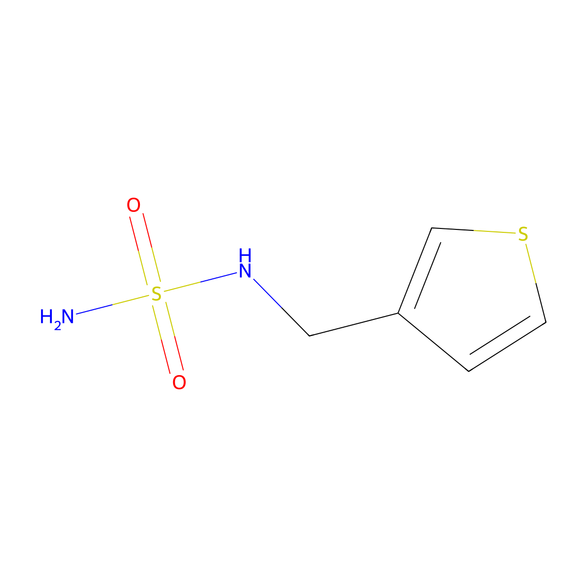 N-(3-Thienylmethyl)sulfamide molecular structure, CAS 1564584-74-2