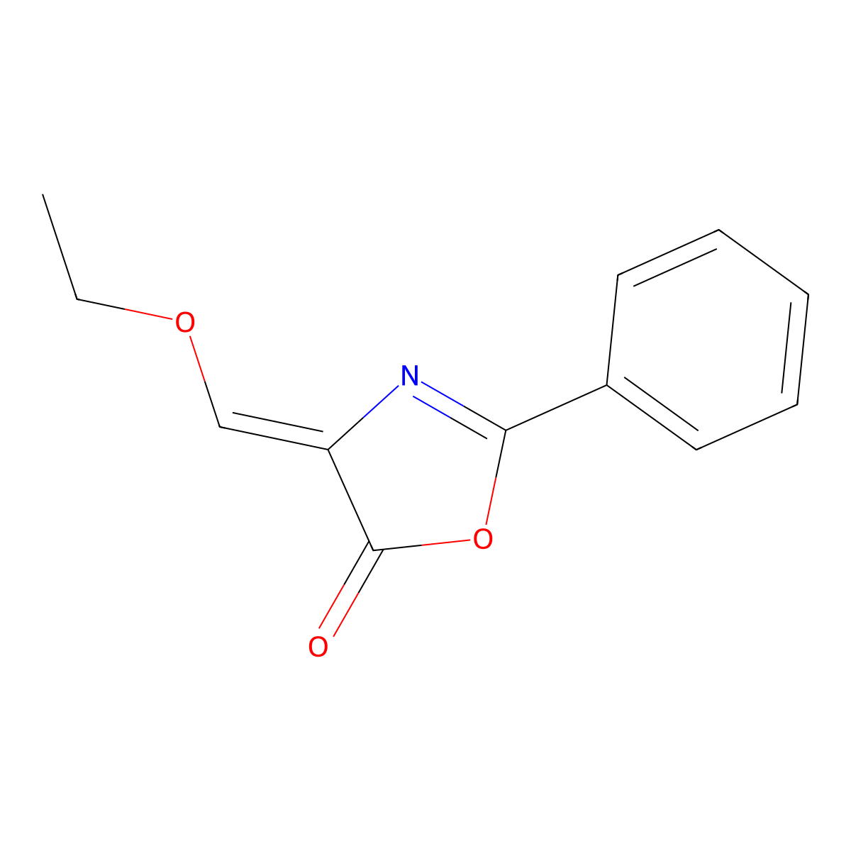 Oxazolone molecular structure, CAS 15646-46-5