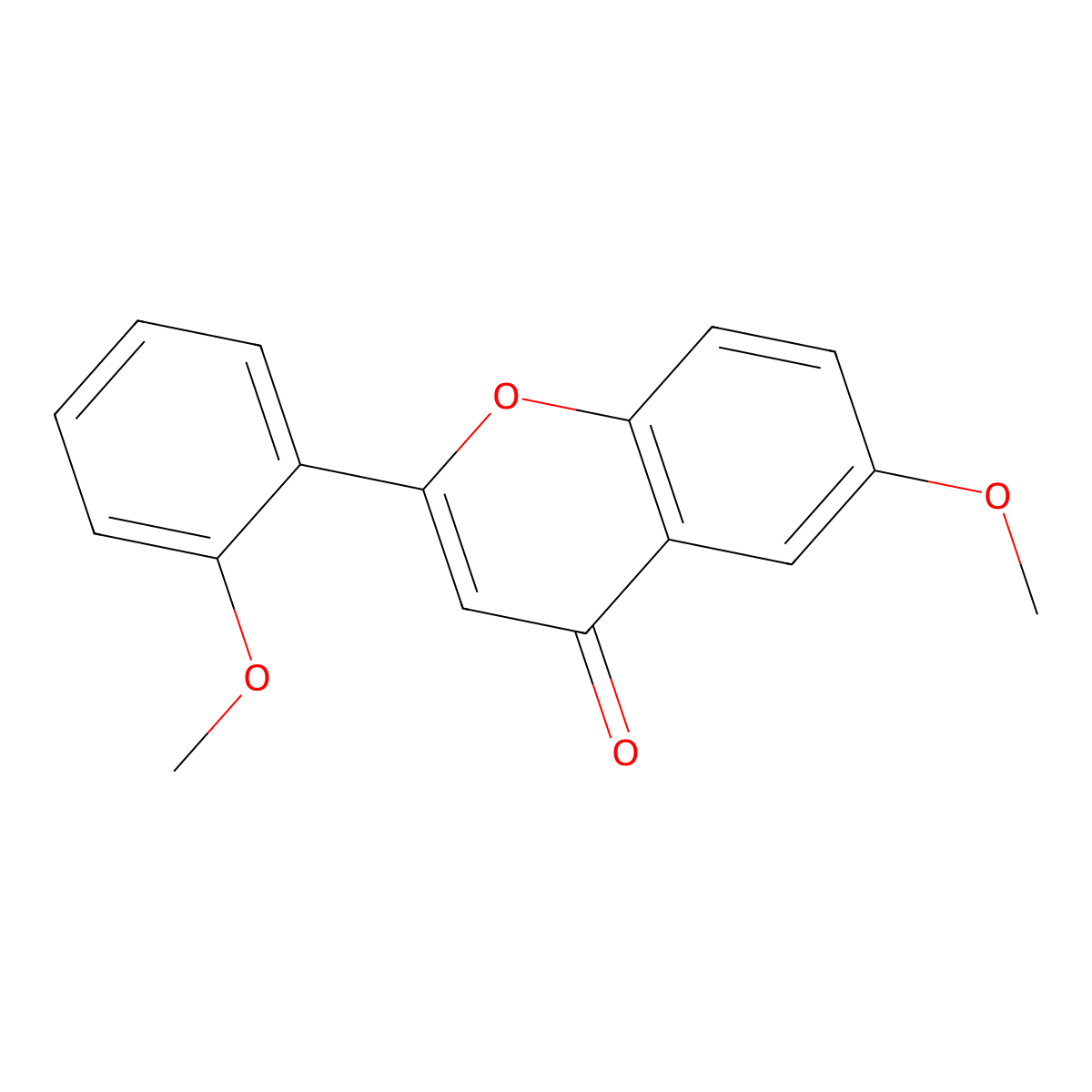 6,2'-Dimethoxyflavone molecular structure, CAS 156464-92-5
