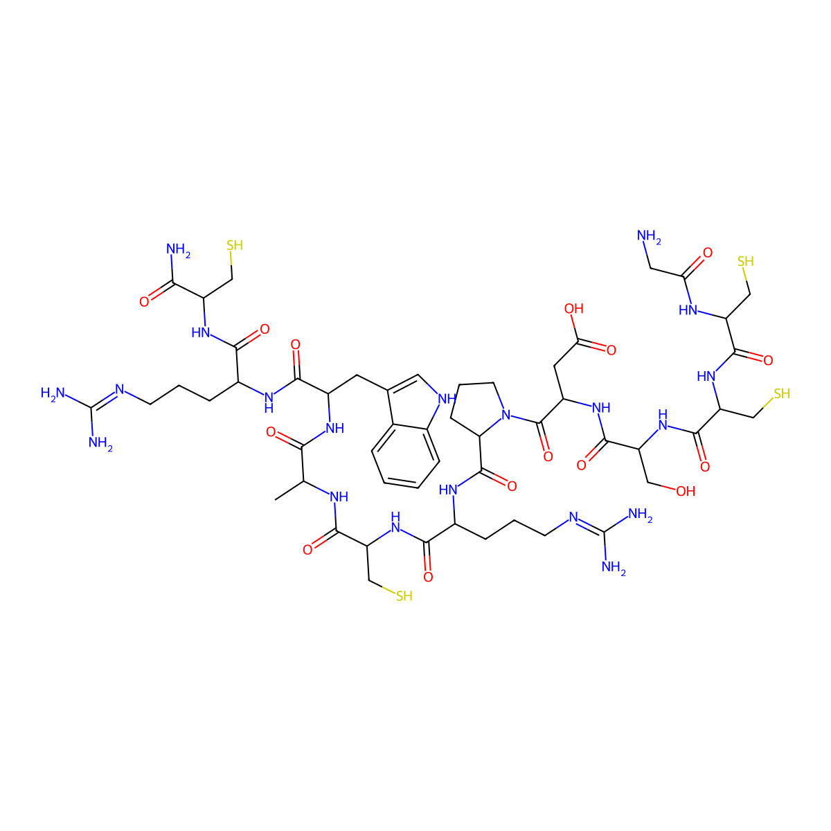 alpha-conotoxin ImI molecular structure, CAS 156467-85-5