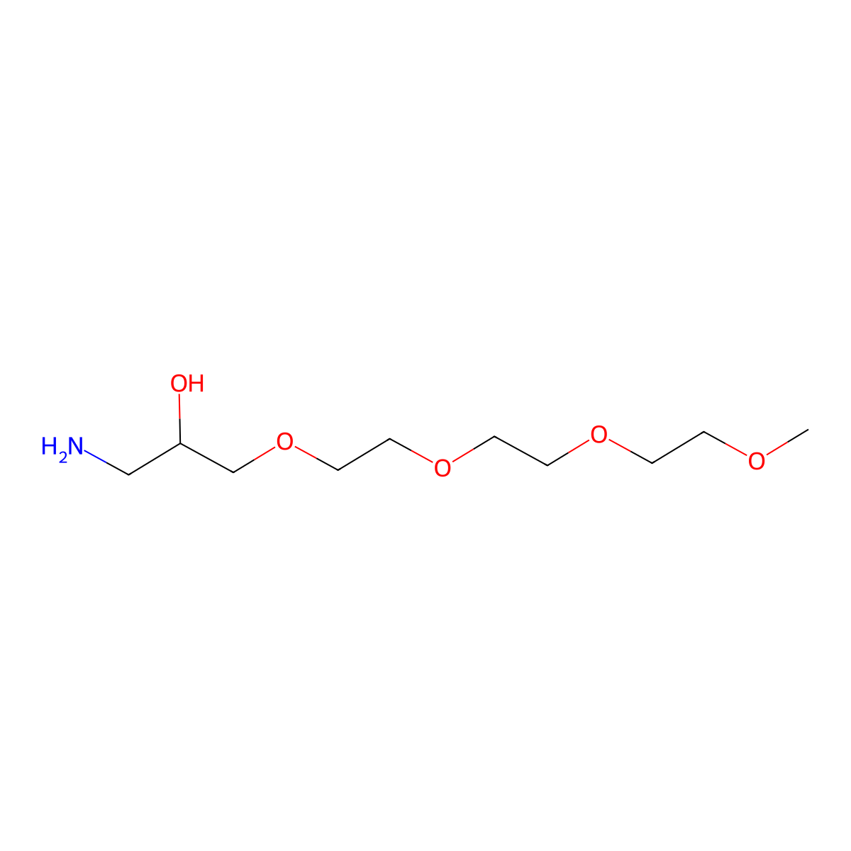 14-Amino-2,5,8,11-tetraoxatetradecan-13-ol molecular structure, CAS 1564751-51-4