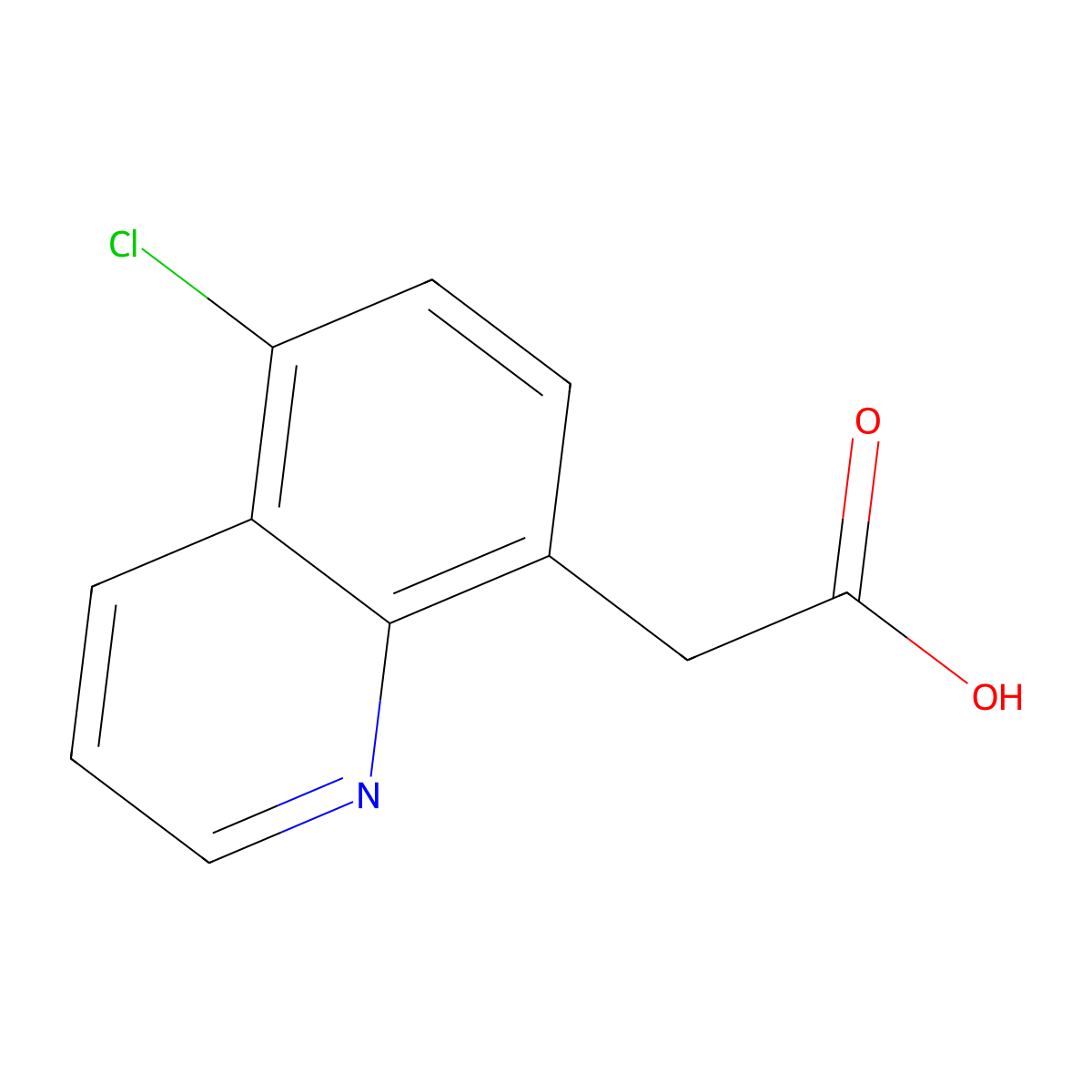 2-(5-Chloroquinolin-8-yl)acetic acid molecular structure, CAS 1564787-54-7