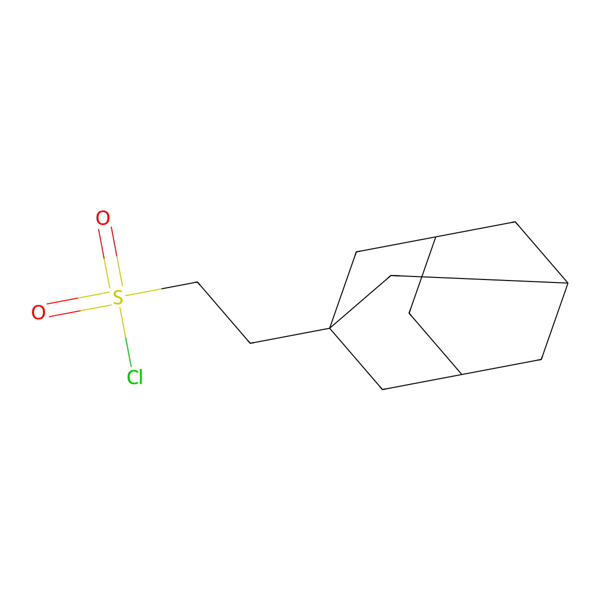 2-(Adamantan-1-yl)ethane-1-sulfonyl chloride molecular structure, CAS 1564825-73-5