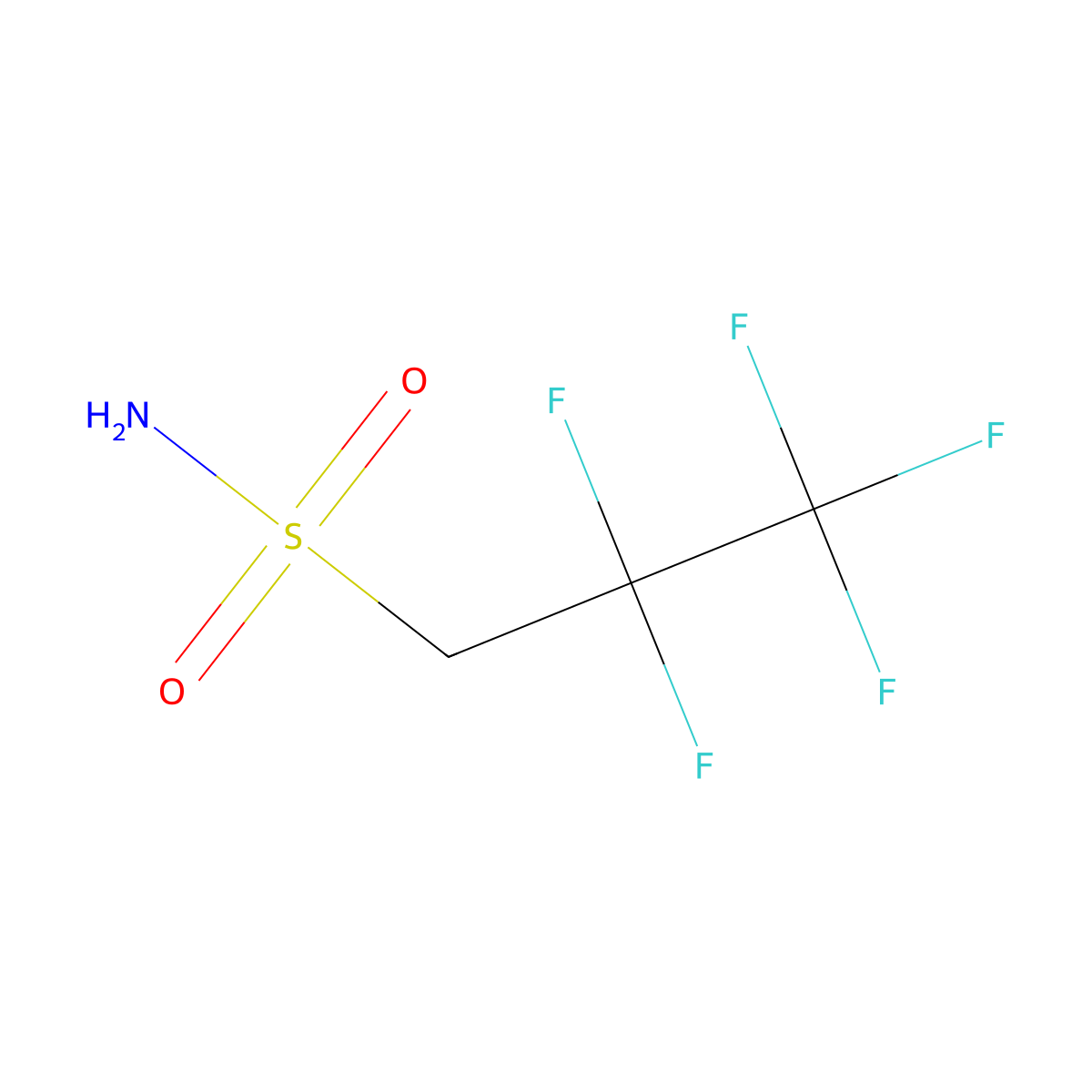 2,2,3,3,3-Pentafluoropropane-1-sulfonamide molecular structure, CAS 1564827-85-5