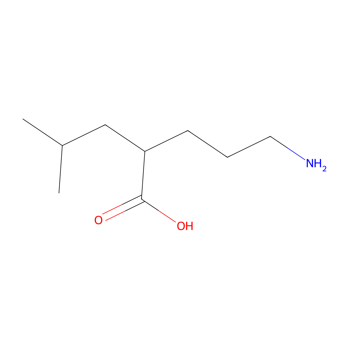 2-(3-Aminopropyl)-4-methylpentanoic acid molecular structure, CAS 1564865-01-5
