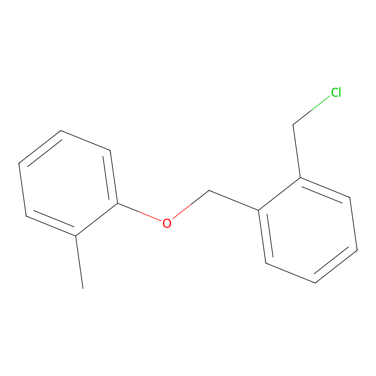2-(2-Methylphenoxymethyl)benzyl chloride molecular structure, CAS 156489-68-8