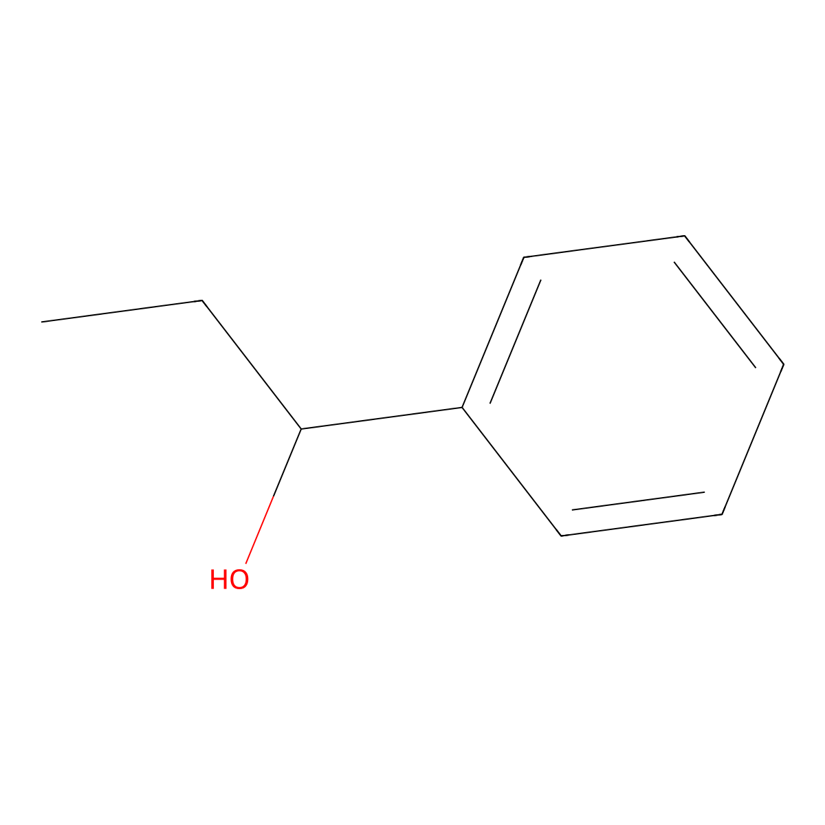 (R)-(+)-1-Phenyl-1-propanol molecular structure, CAS 1565-74-8
