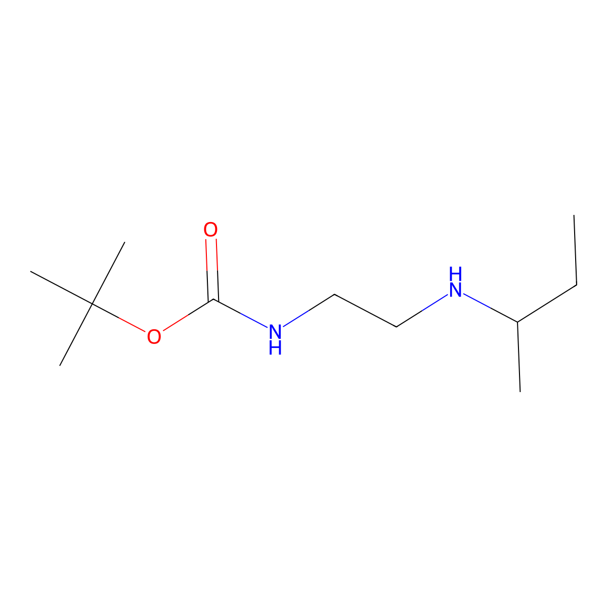 Tert-butyl (2-(sec-butylamino)ethyl)carbamate molecular structure, CAS 1565022-70-9