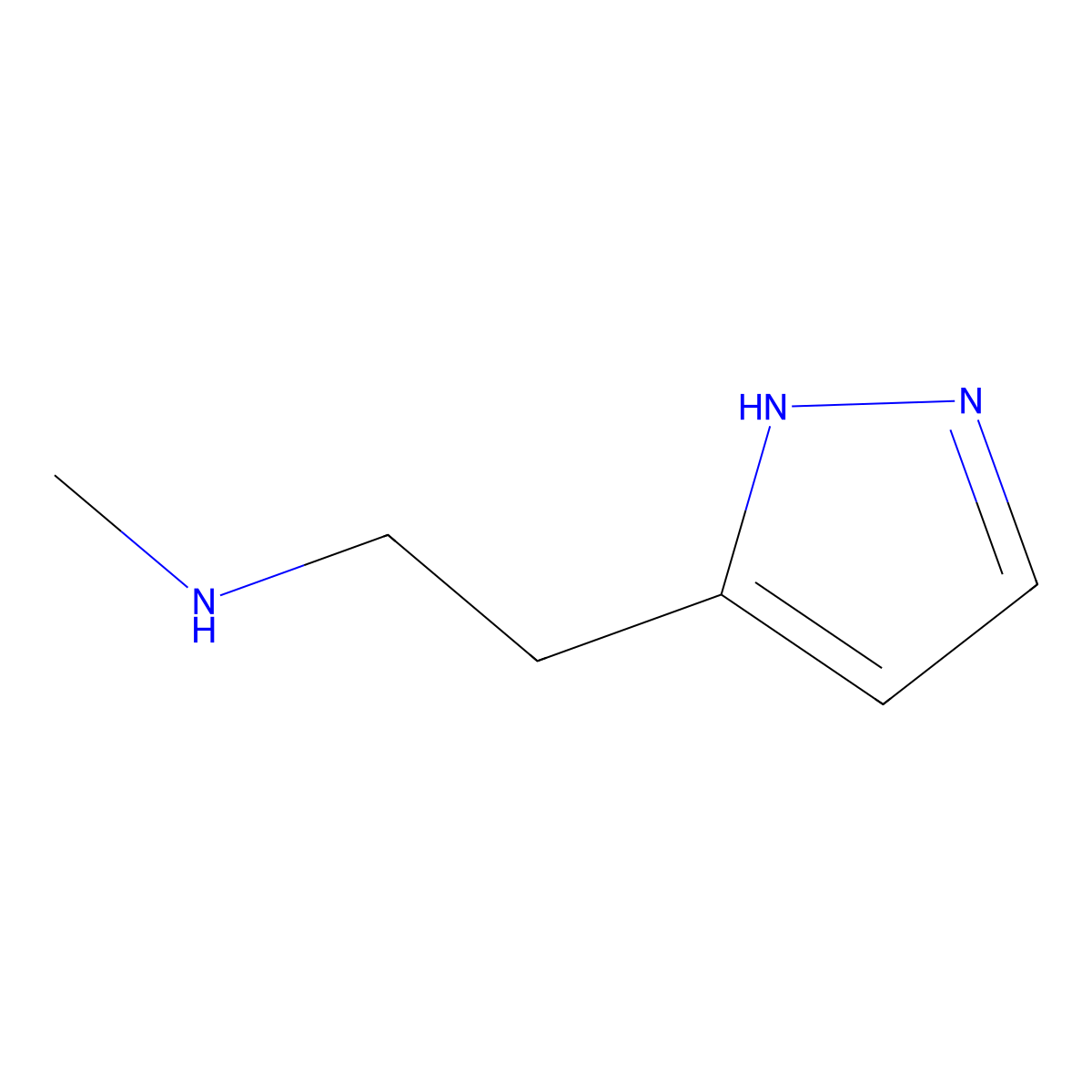 n-Methyl-2-(1h-pyrazol-3-yl)ethan-1-amine molecular structure, CAS 1565034-74-3