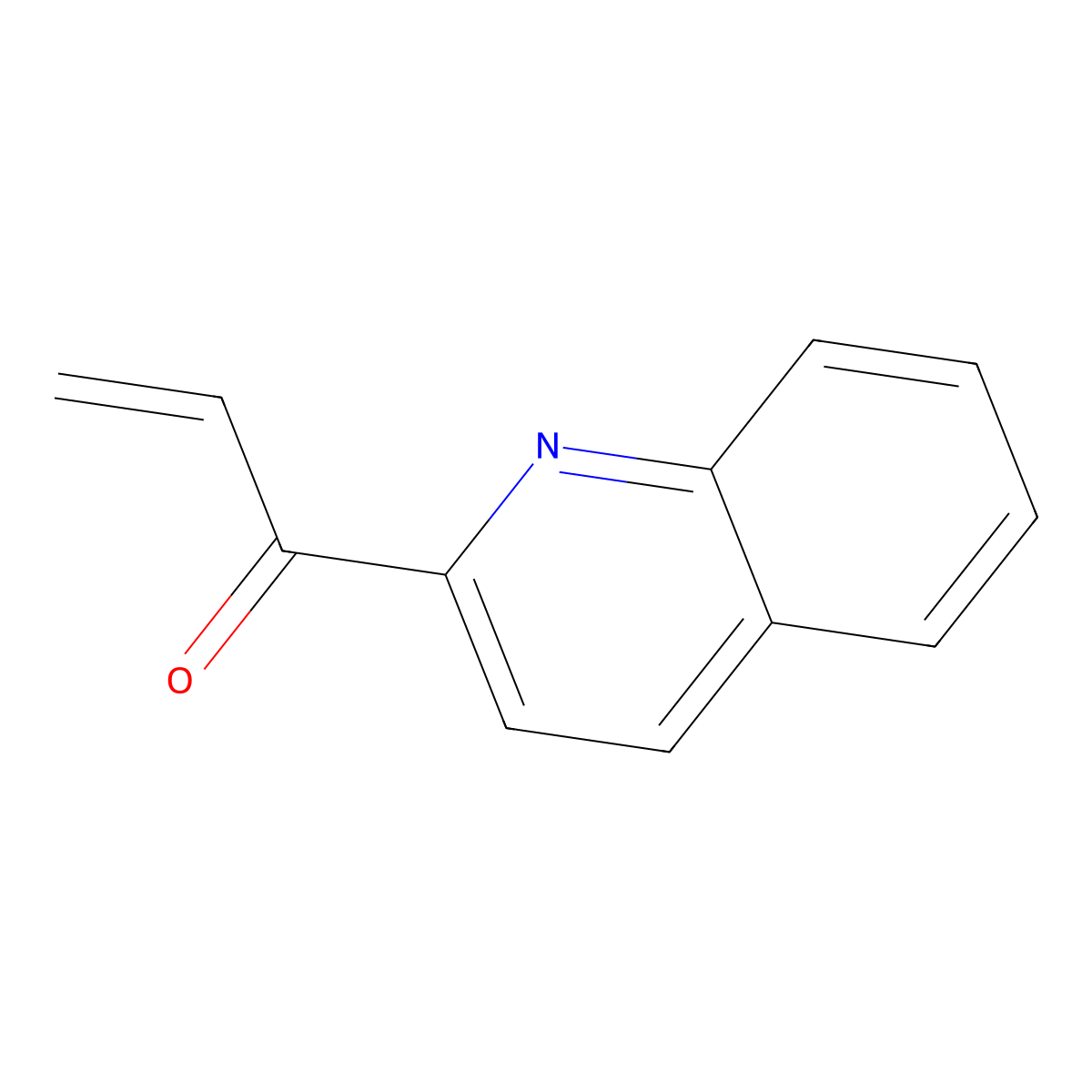1-(Quinolin-2-yl)prop-2-en-1-one molecular structure, CAS 1565107-05-2