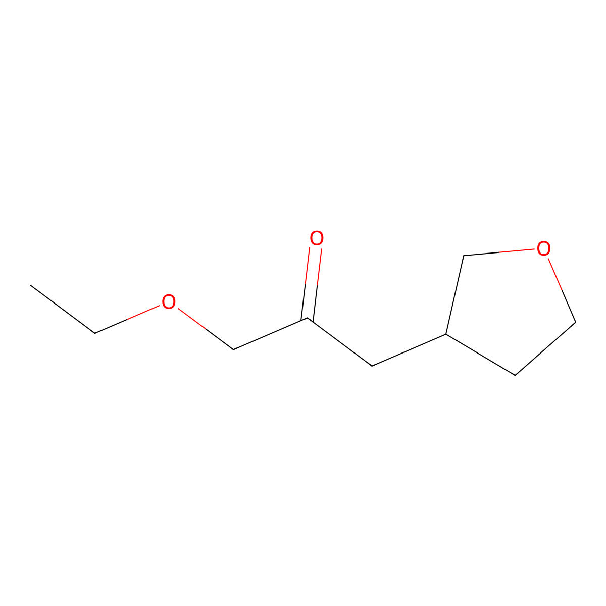 1-Ethoxy-3-(oxolan-3-yl)propan-2-one molecular structure, CAS 1565113-96-3