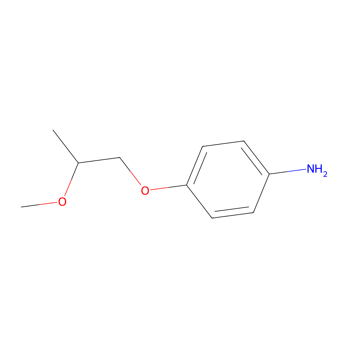 4-(2-Methoxypropoxy)aniline molecular structure, CAS 1565307-96-1