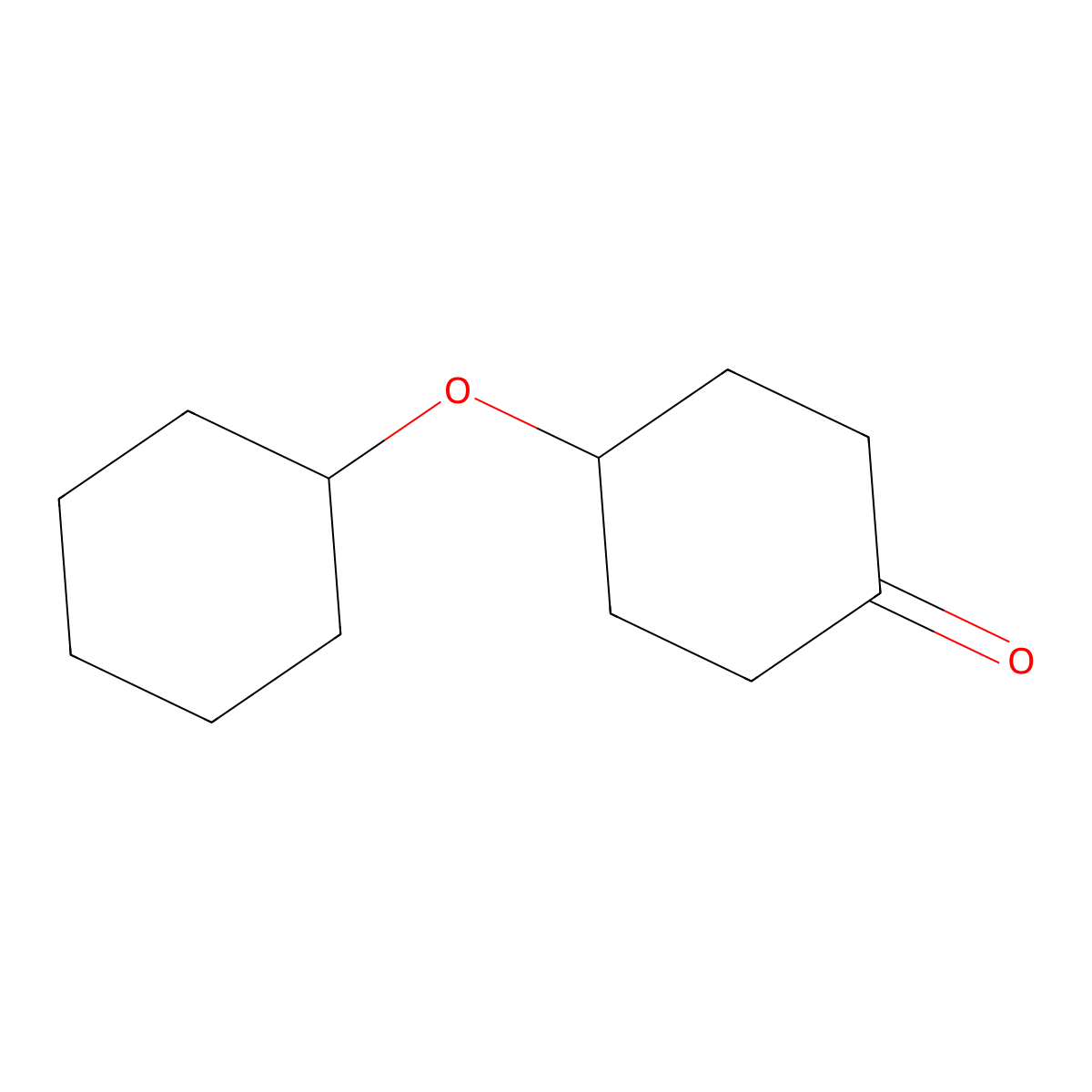 4-(Cyclohexyloxy)cyclohexan-1-one molecular structure, CAS 1565336-69-7