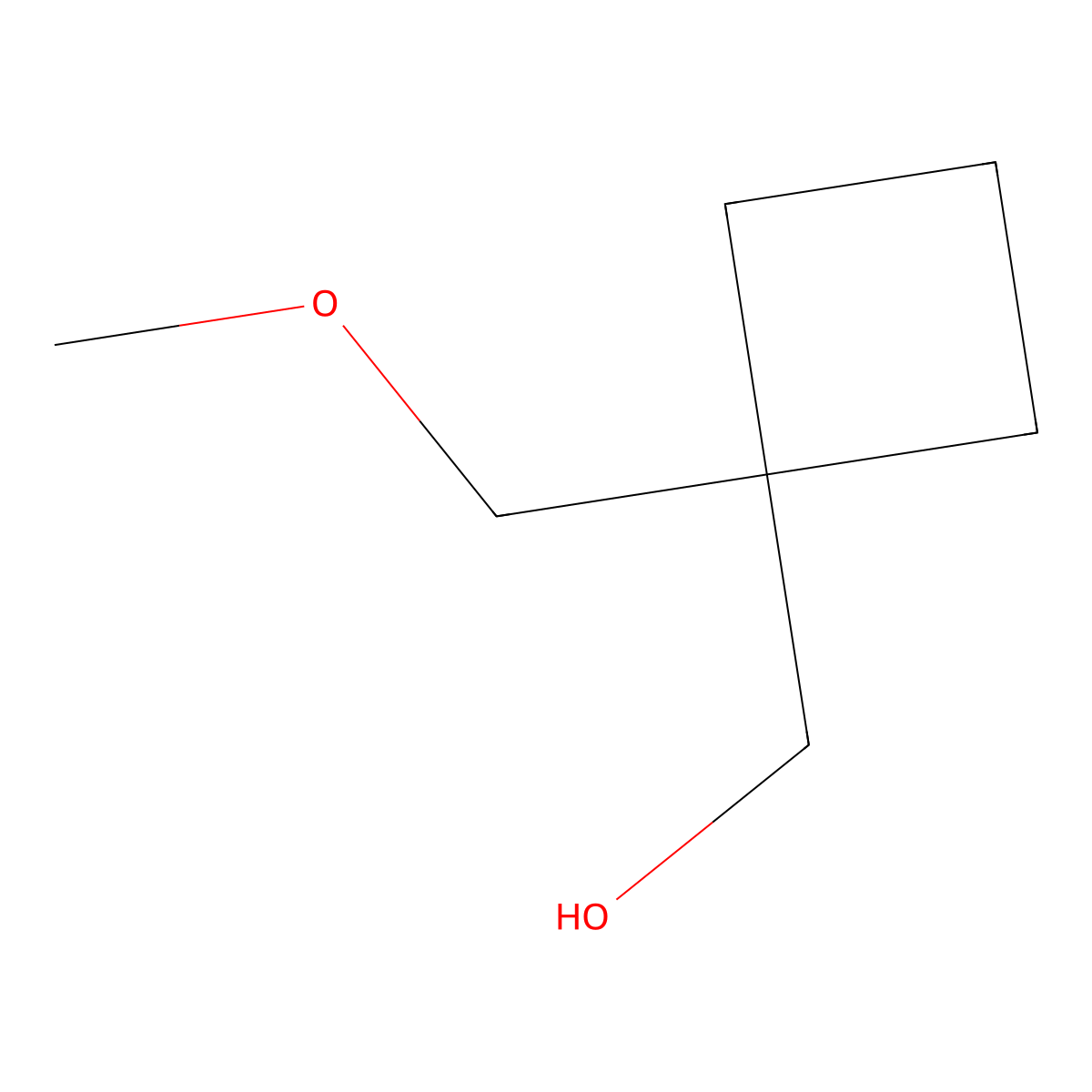 [1-(Methoxymethyl)cyclobutyl]methanol molecular structure, CAS 1565378-35-9