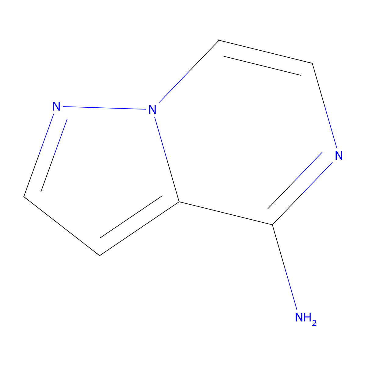 Pyrazolo[1,5-a]pyrazin-4-amine molecular structure, CAS 1565419-19-3