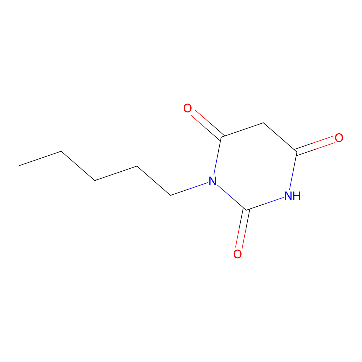 1-Pentyl-1,3-diazinane-2,4,6-trione molecular structure, CAS 1565461-50-8