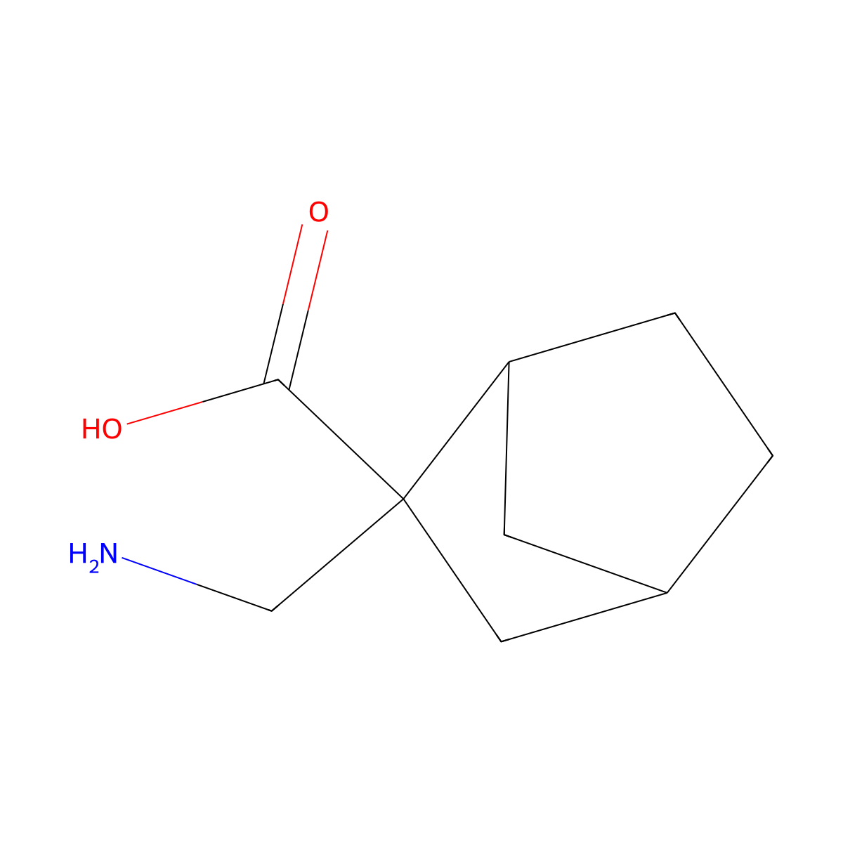 2-(Aminomethyl)bicyclo[2.2.1]heptane-2-carboxylic acid molecular structure, CAS 1565463-12-8