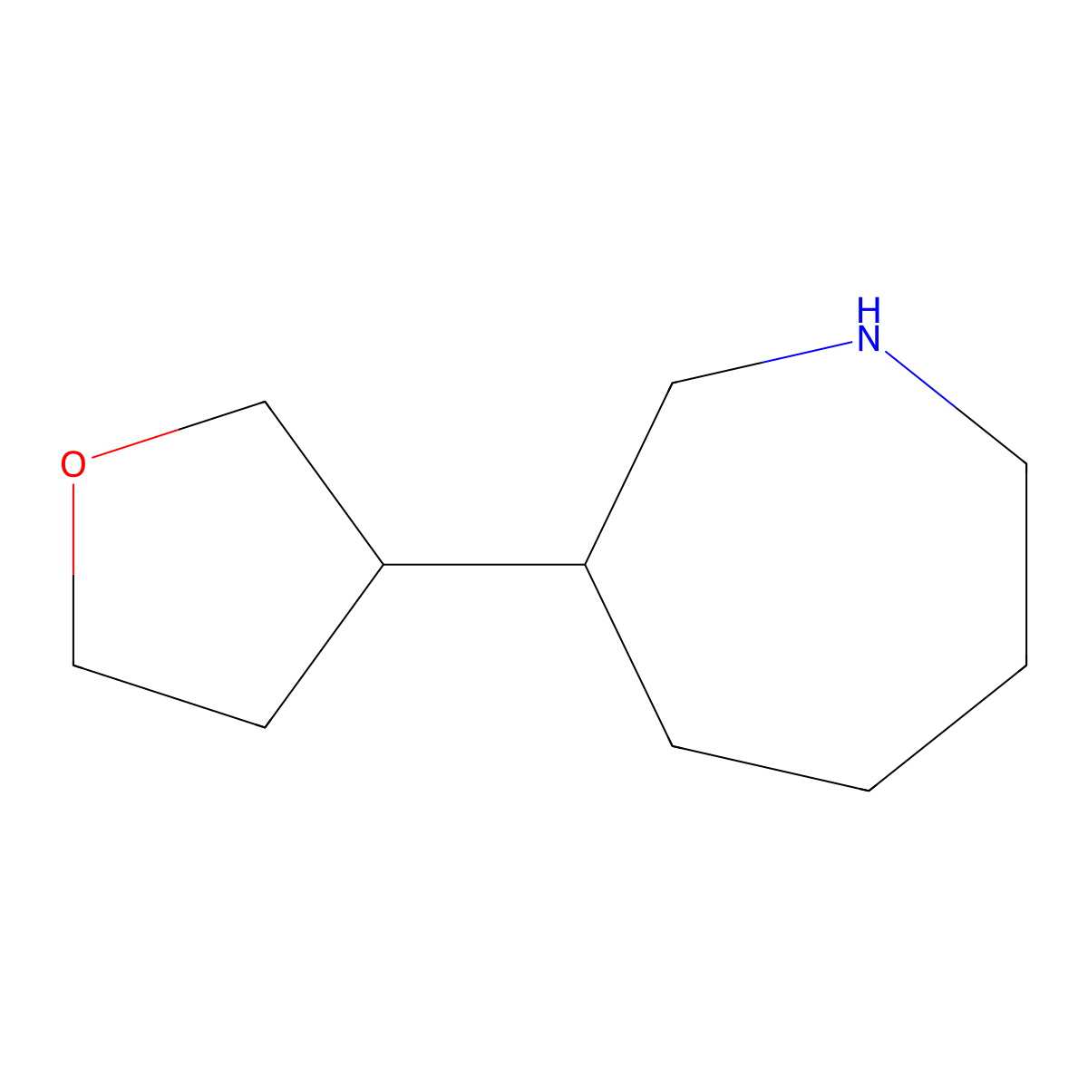 3-(Oxolan-3-yl)azepane molecular structure, CAS 1565504-39-3