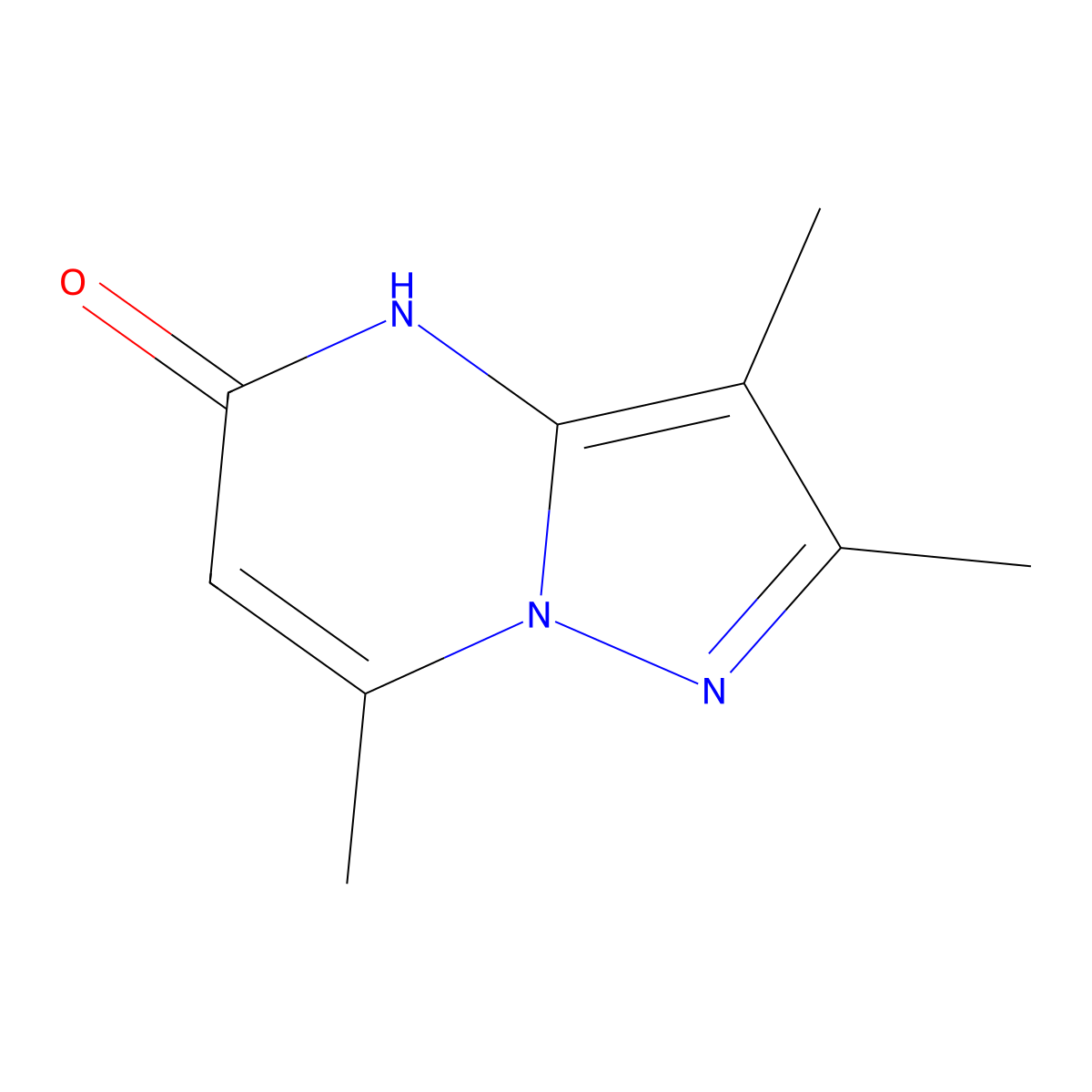 2,3,7-Trimethylpyrazolo[1,5-a]pyrimidin-5-ol molecular structure, CAS 1565505-51-2