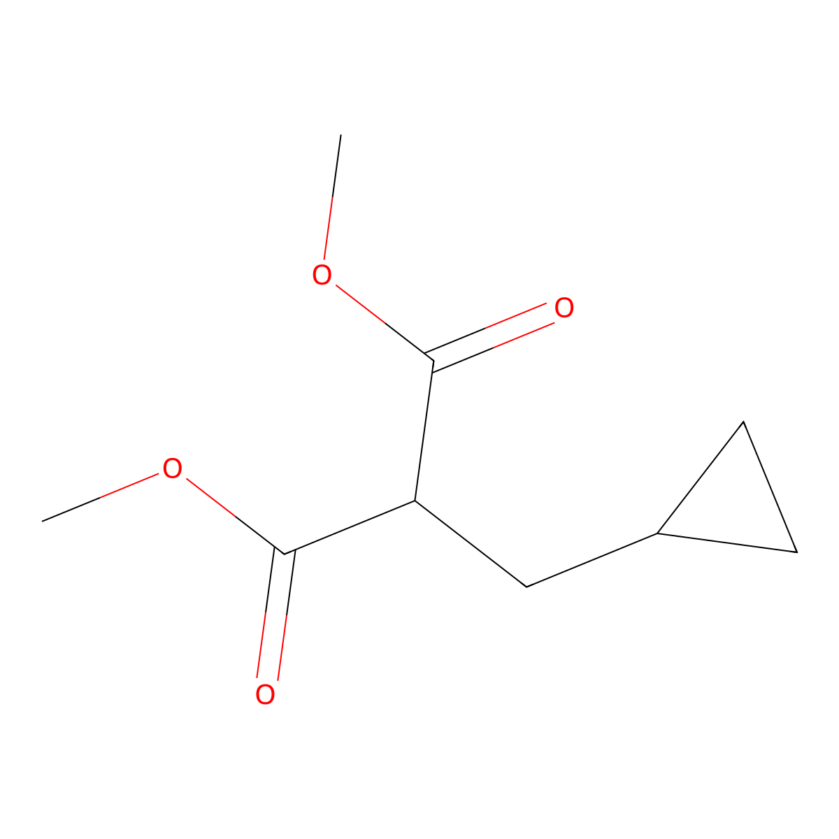Dimethyl 2-(cyclopropylmethyl)malonate molecular structure, CAS 1565512-49-3