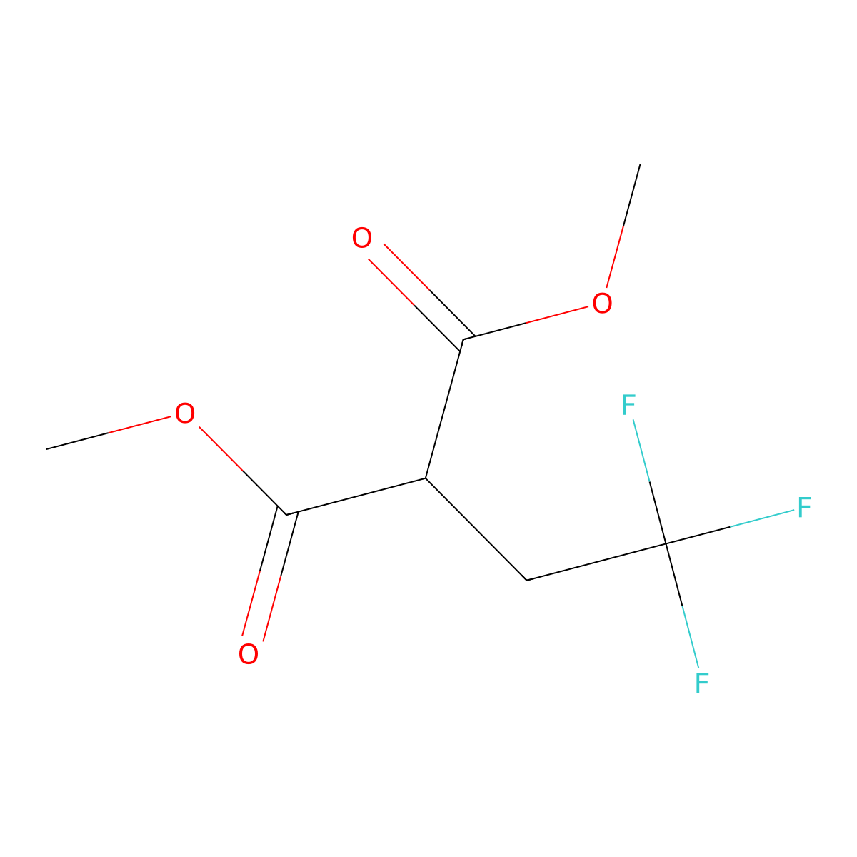 1,3-Dimethyl 2-(2,2,2-trifluoroethyl)propanedioate molecular structure, CAS 1565628-20-7