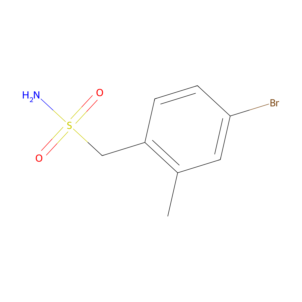 (4-Bromo-2-methylphenyl)methanesulfonamide molecular structure, CAS 1565644-79-2