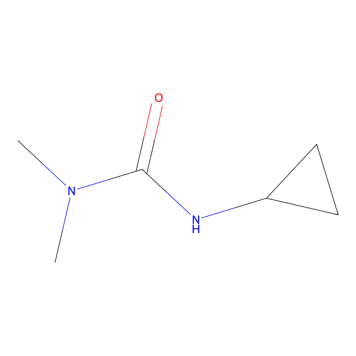 N'-Cyclopropyl-N,N-dimethylurea molecular structure, CAS 1565657-07-9