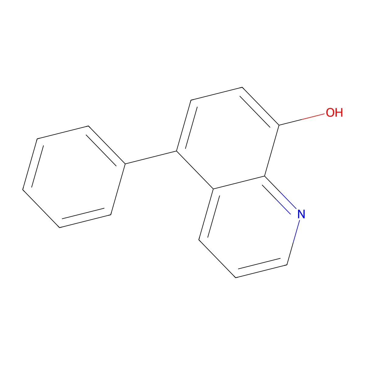 5-Phenylquinolin-8-ol molecular structure, CAS 15657-87-1