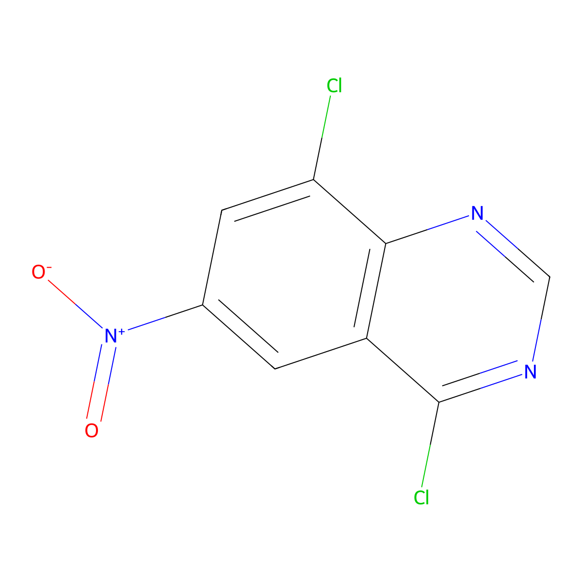4,8-Dichloro-6-nitroquinazoline molecular structure, CAS 1565709-14-9