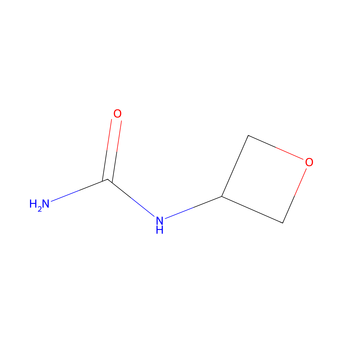 (Oxetan-3-yl)urea molecular structure, CAS 1565719-57-4