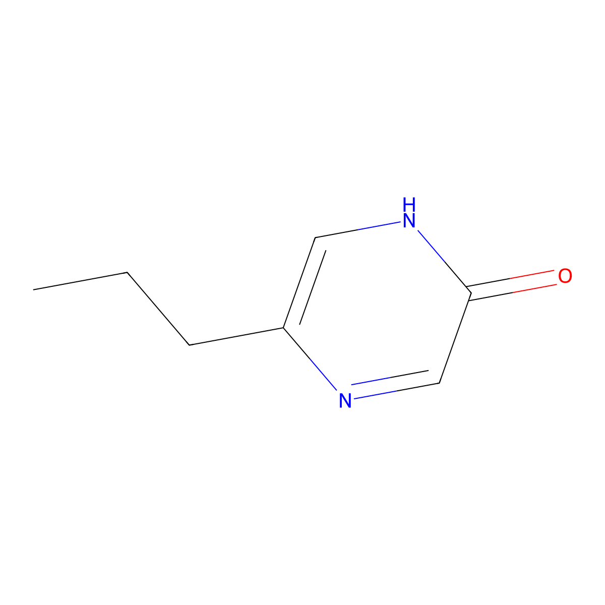 5-propyl-2(1H)-Pyrazinone molecular structure, CAS 156573-07-8