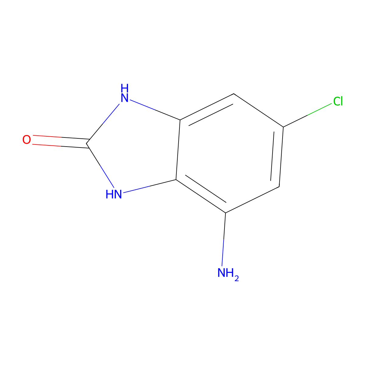 7-amino-5-chloro-1H-1,3-benzodiazol-2-ol molecular structure, CAS 1565754-12-2