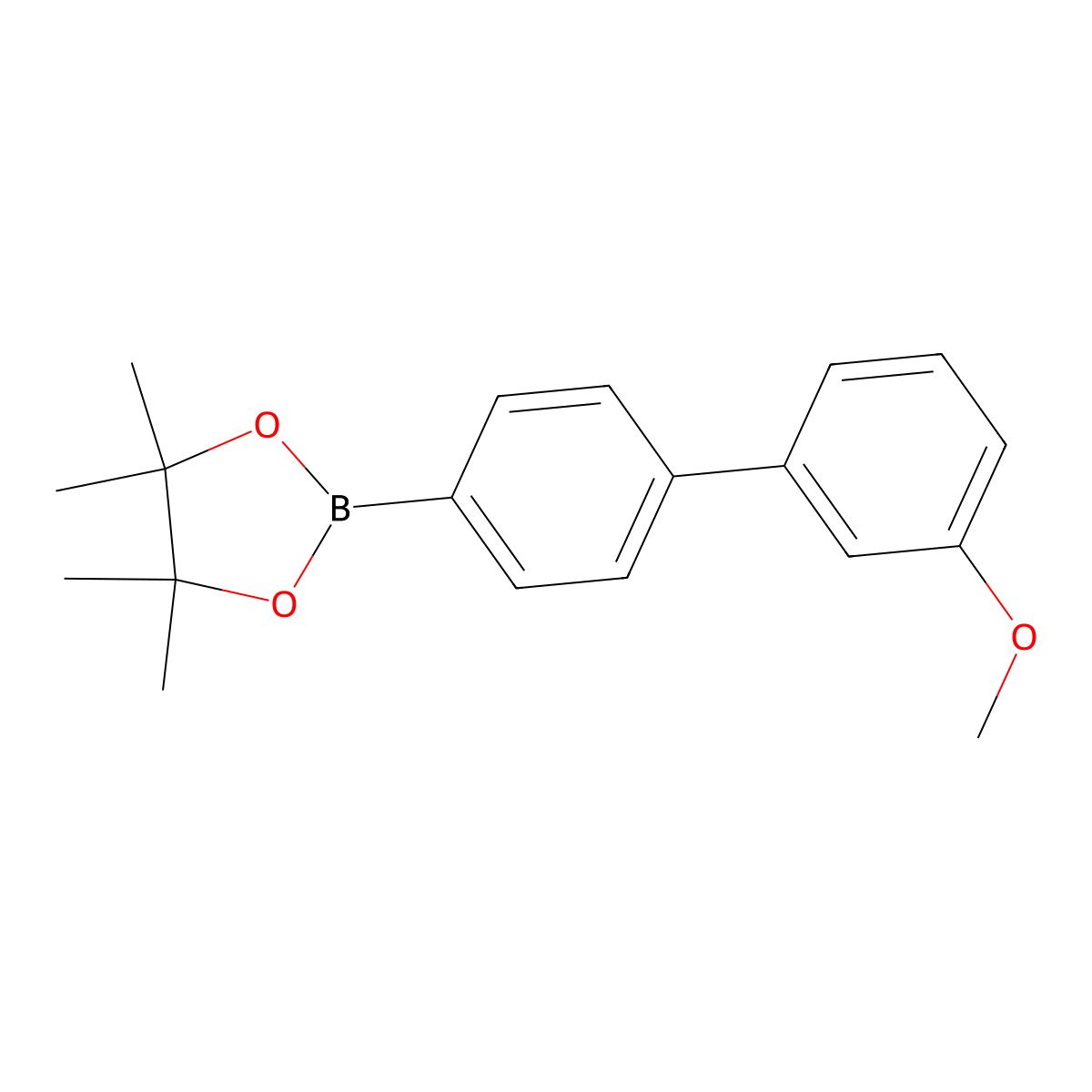 3'-Methoxybiphenyl-4-boronic acid pinacol ester molecular structure, CAS 1565857-83-1