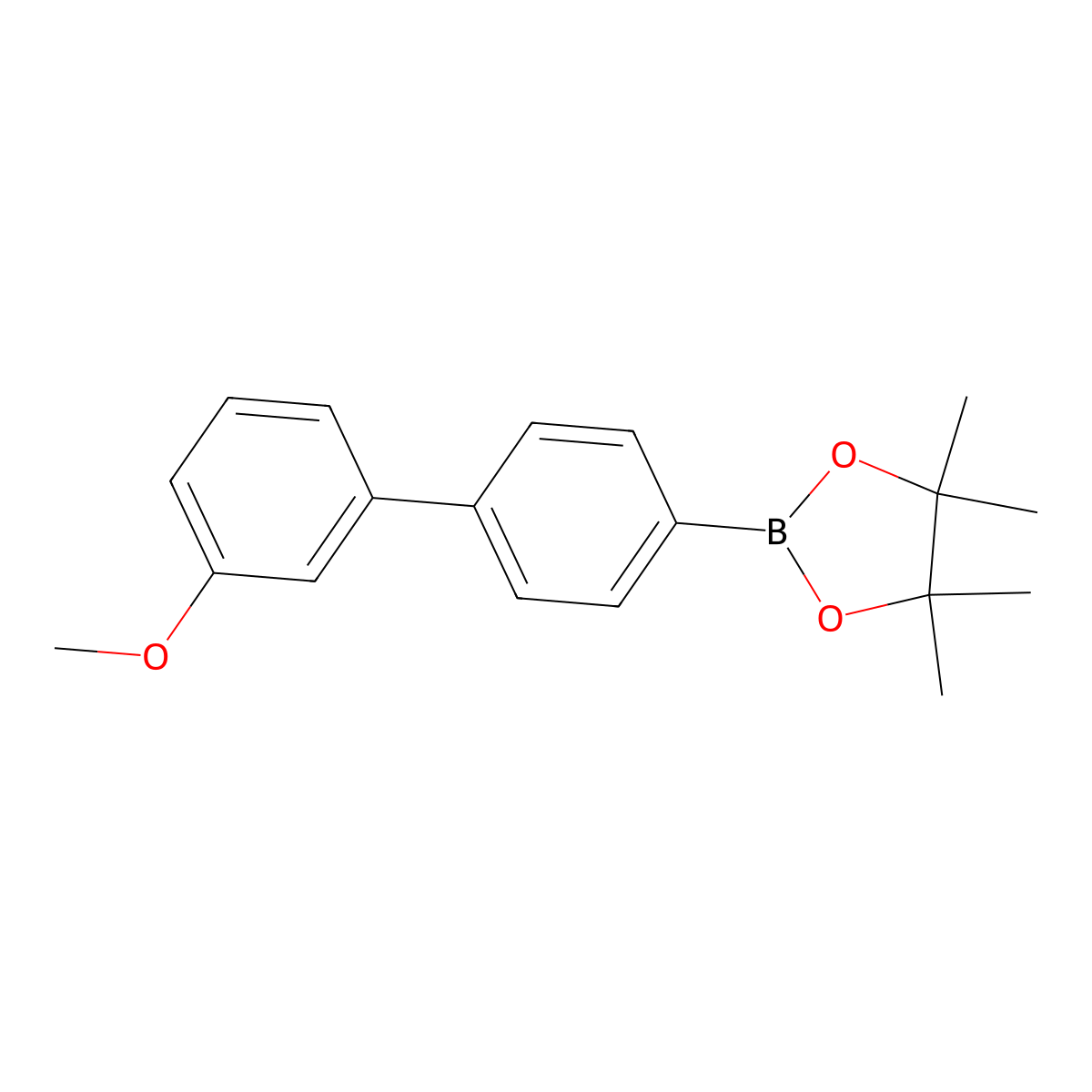 3'-Methoxybiphenyl-4-boronic acid pinacol ester molecular structure, CAS 1565857-83-1