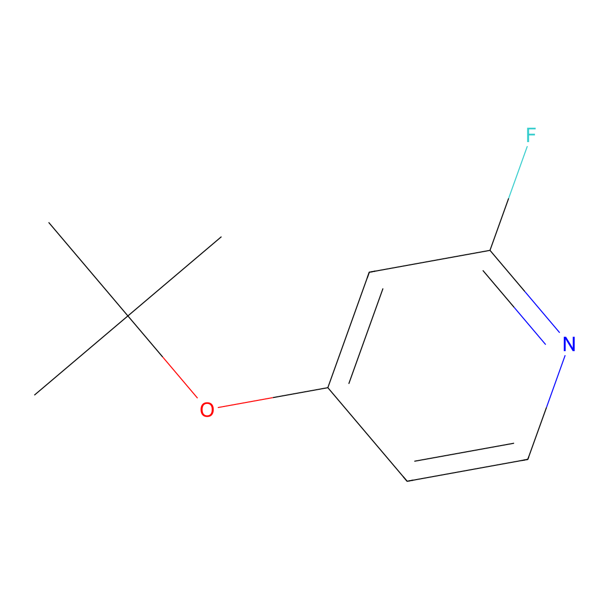 4-(Tert-butoxy)-2-fluoropyridine molecular structure, CAS 1565917-85-2