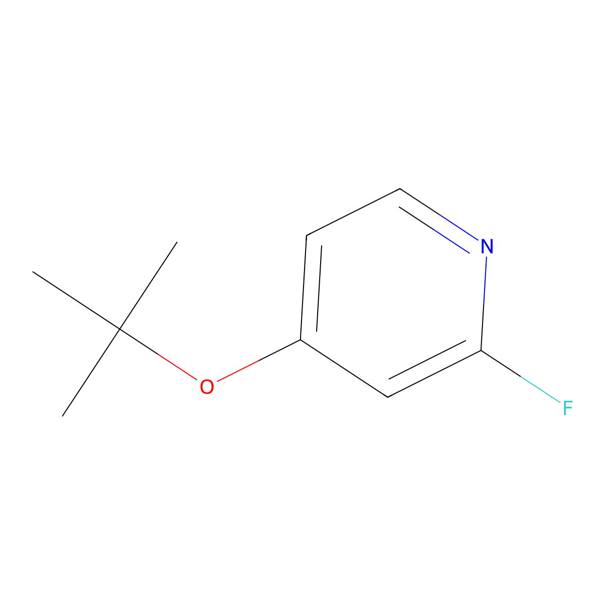 4-(Tert-butoxy)-2-fluoropyridine molecular structure, CAS 1565917-85-2