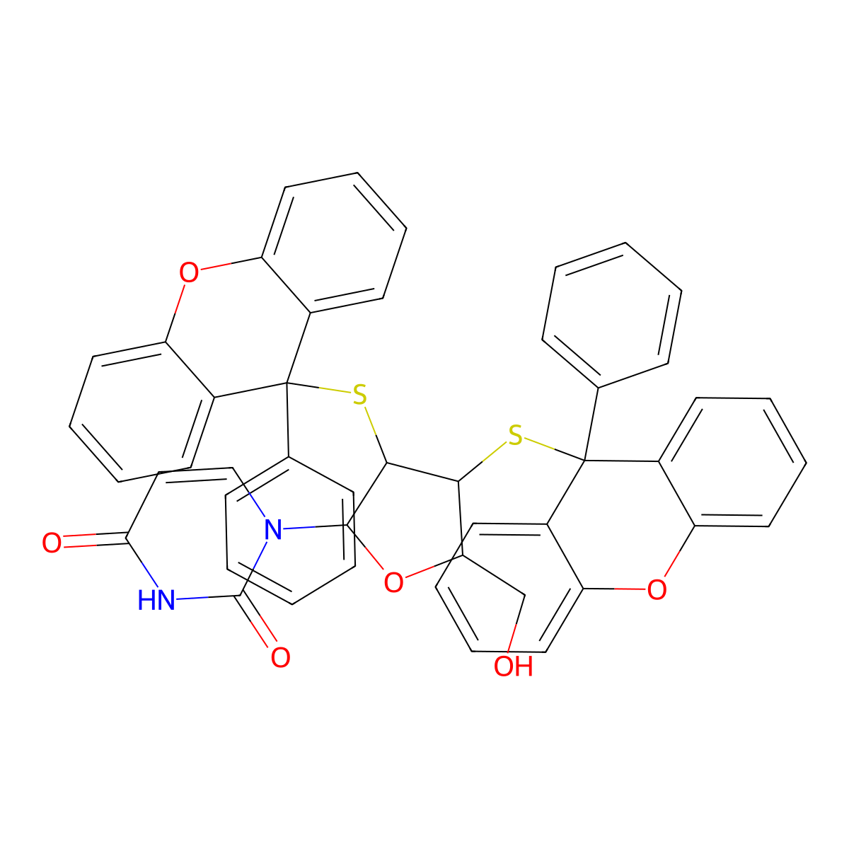 2',3'-Di(9-phenylxanthen-9-yl)dithiouridine molecular structure, CAS 156592-88-0