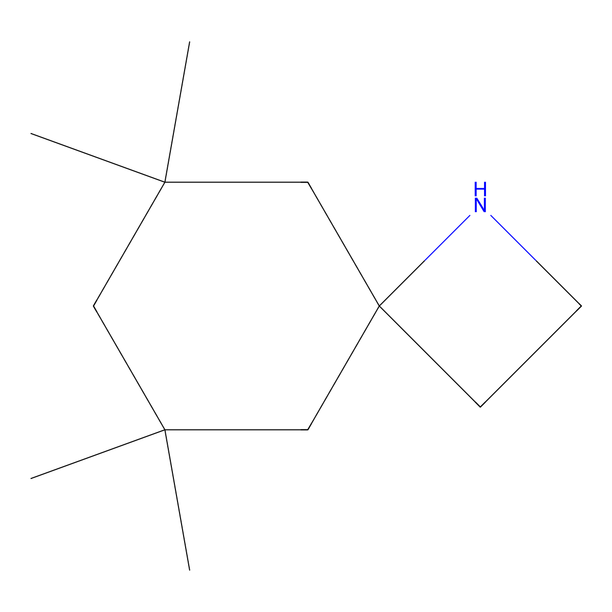 6,6,8,8-Tetramethyl-1-azaspiro[3.5]nonane molecular structure, CAS 1565922-84-0