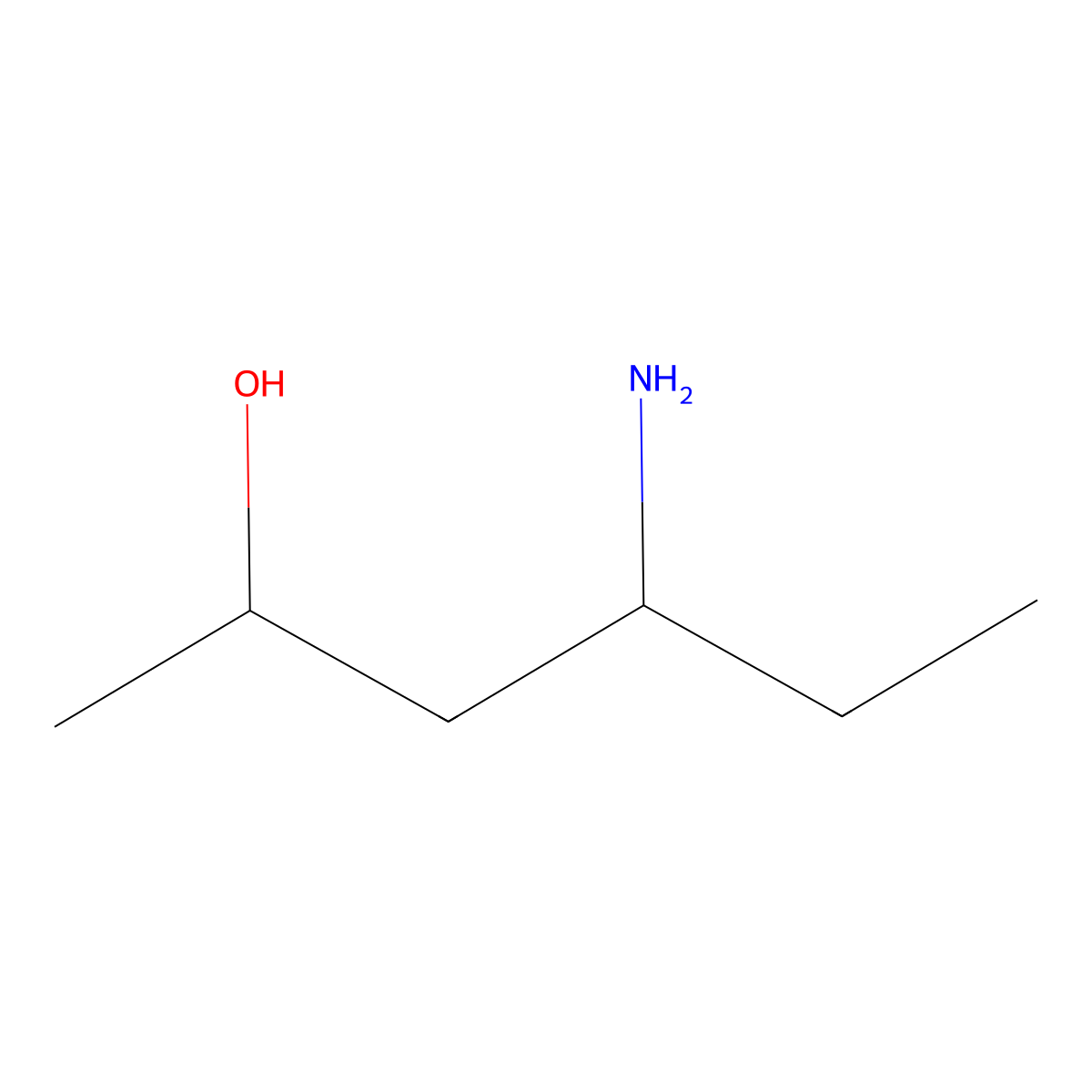 4-Aminohexan-2-ol molecular structure, CAS 1565989-00-5