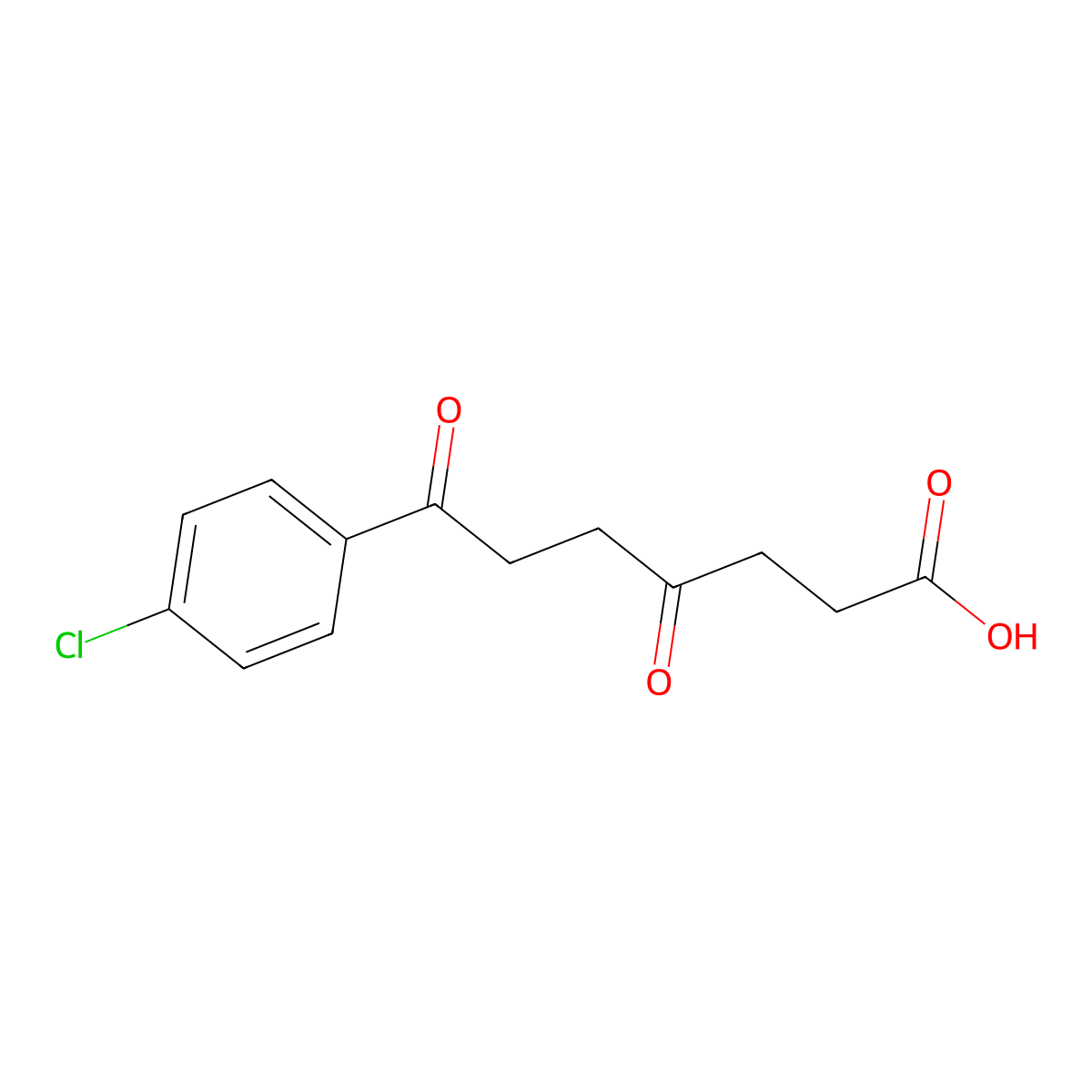 7-(4-Chlorophenyl)-4,7-dioxoheptanoic acid molecular structure, CAS 1566-07-0