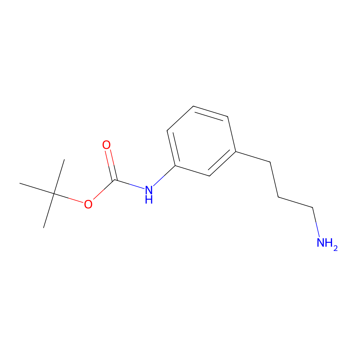 tert-Butyl (3-(3-aminopropyl)phenyl)carbamate molecular structure, CAS 1566000-13-2