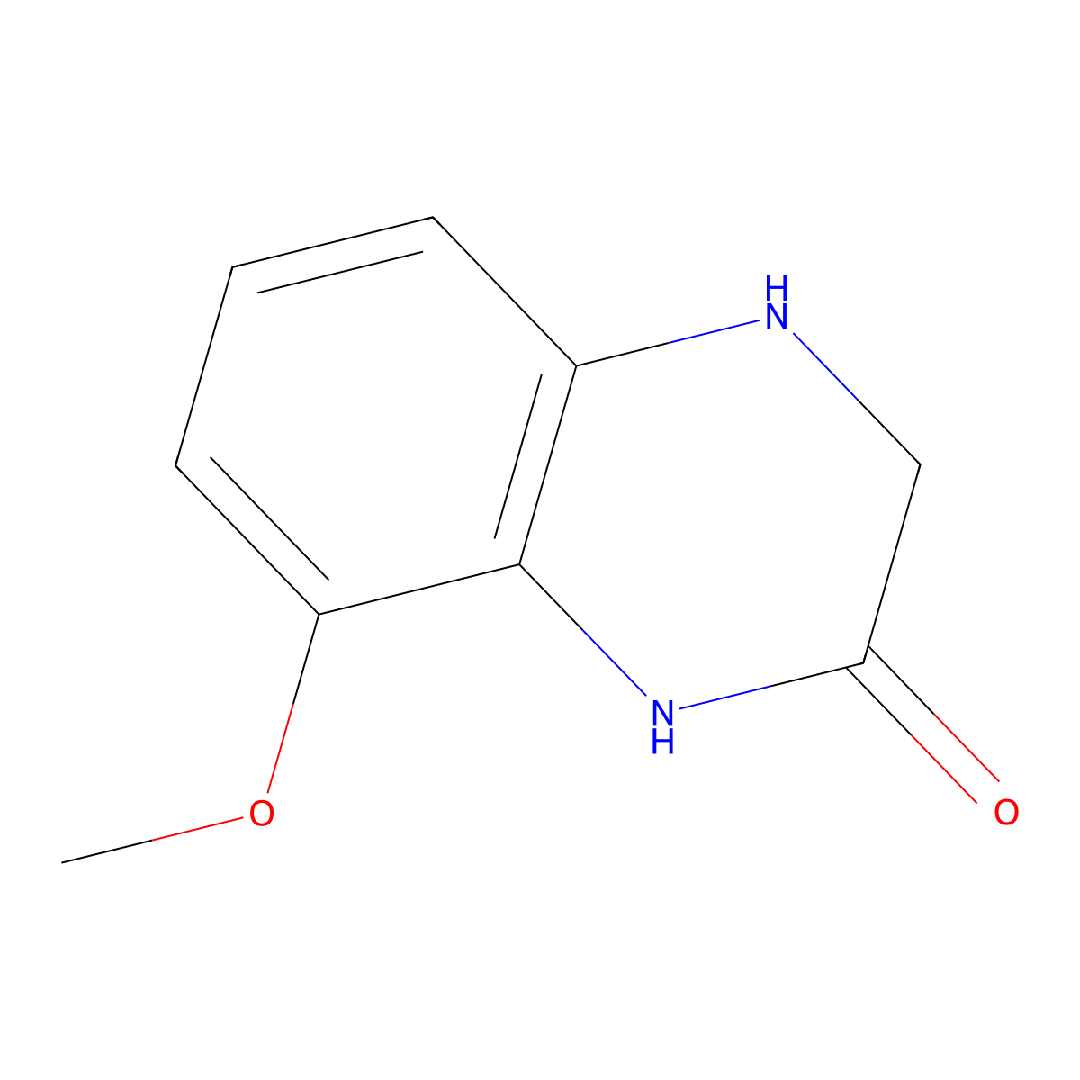 8-Methoxy-1,2,3,4-tetrahydroquinoxalin-2-one molecular structure, CAS 1566145-35-4