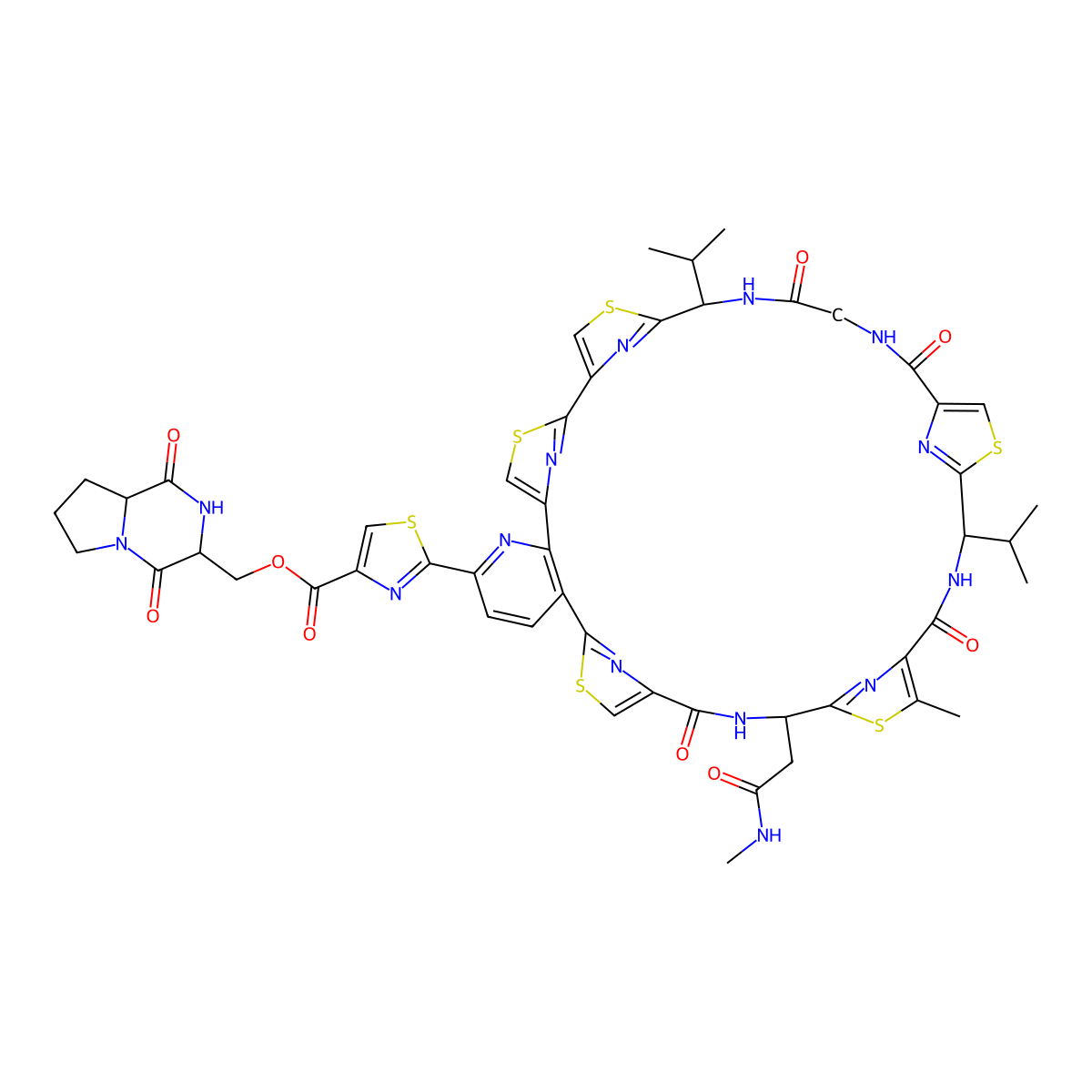 Amythiamicin C molecular structure, CAS 156620-47-2