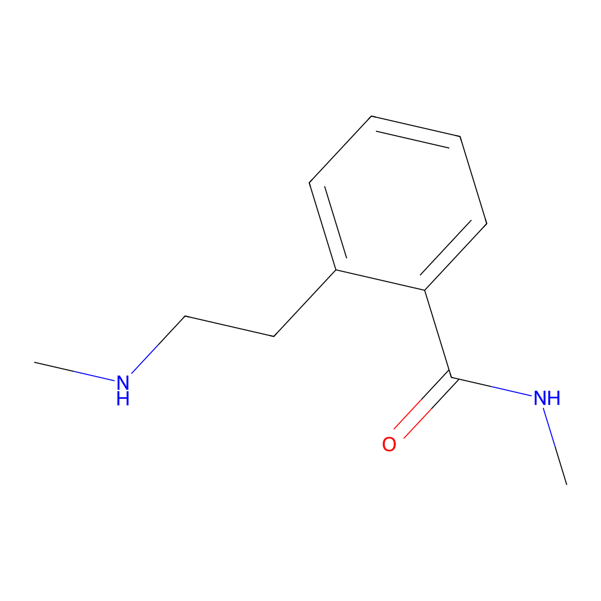 N-methyl-2-[2-(methylamino)ethyl]benzamide molecular structure, CAS 1566236-38-1