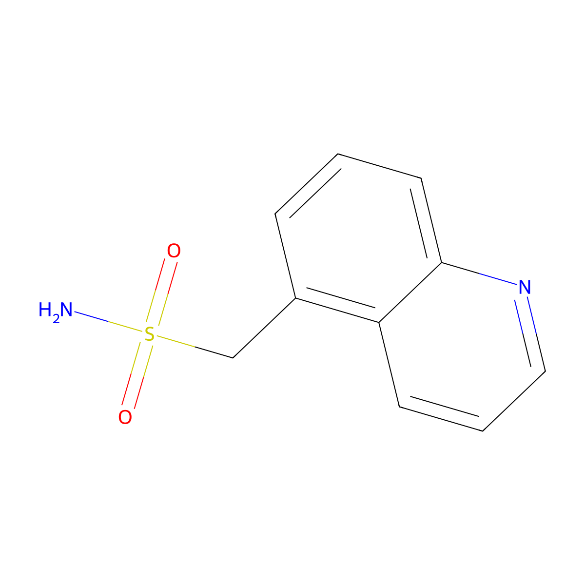 (Quinolin-5-yl)methanesulfonamide molecular structure, CAS 1566333-08-1