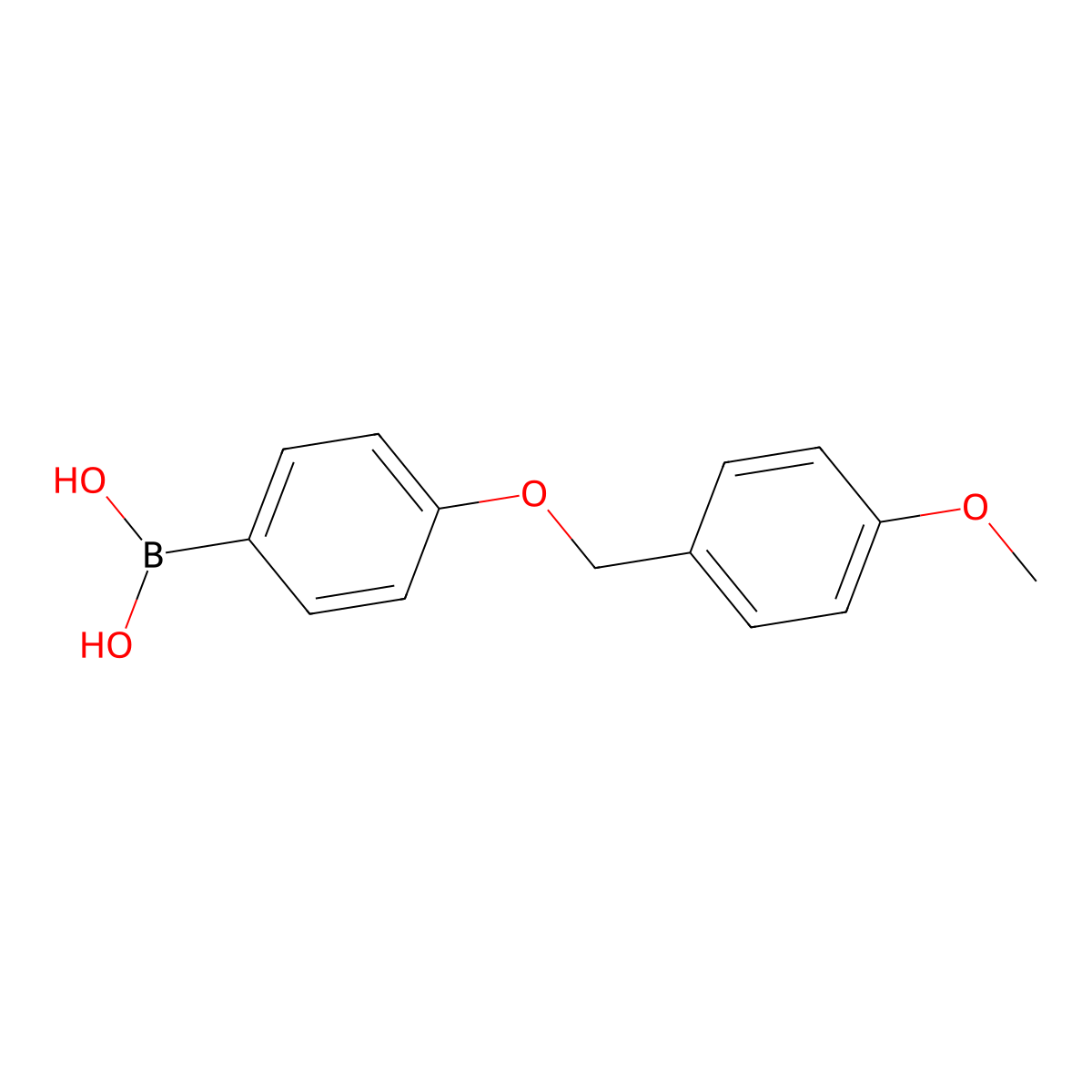 (4-((4-Methoxybenzyl)oxy)phenyl)boronic acid molecular structure, CAS 156635-90-4