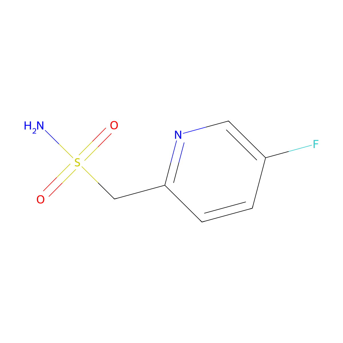 (5-Fluoropyridin-2-YL)methanesulfonamide molecular structure, CAS 1566385-75-8
