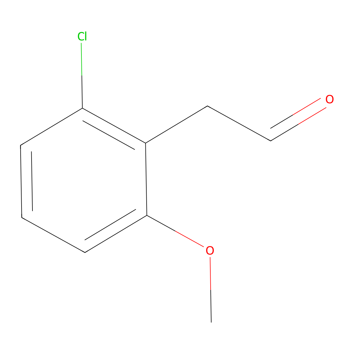 2-(2-Chloro-6-methoxyphenyl)acetaldehyde molecular structure, CAS 1566388-13-3
