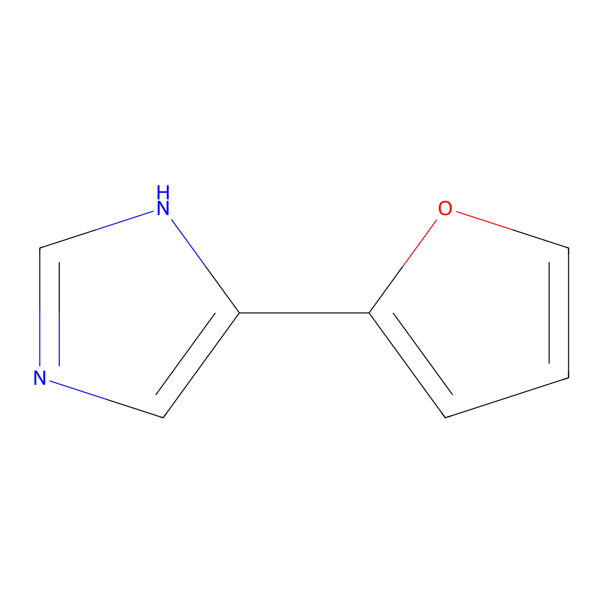 5-(2-Furanyl)-1H-imidazole molecular structure, CAS 156647-29-9