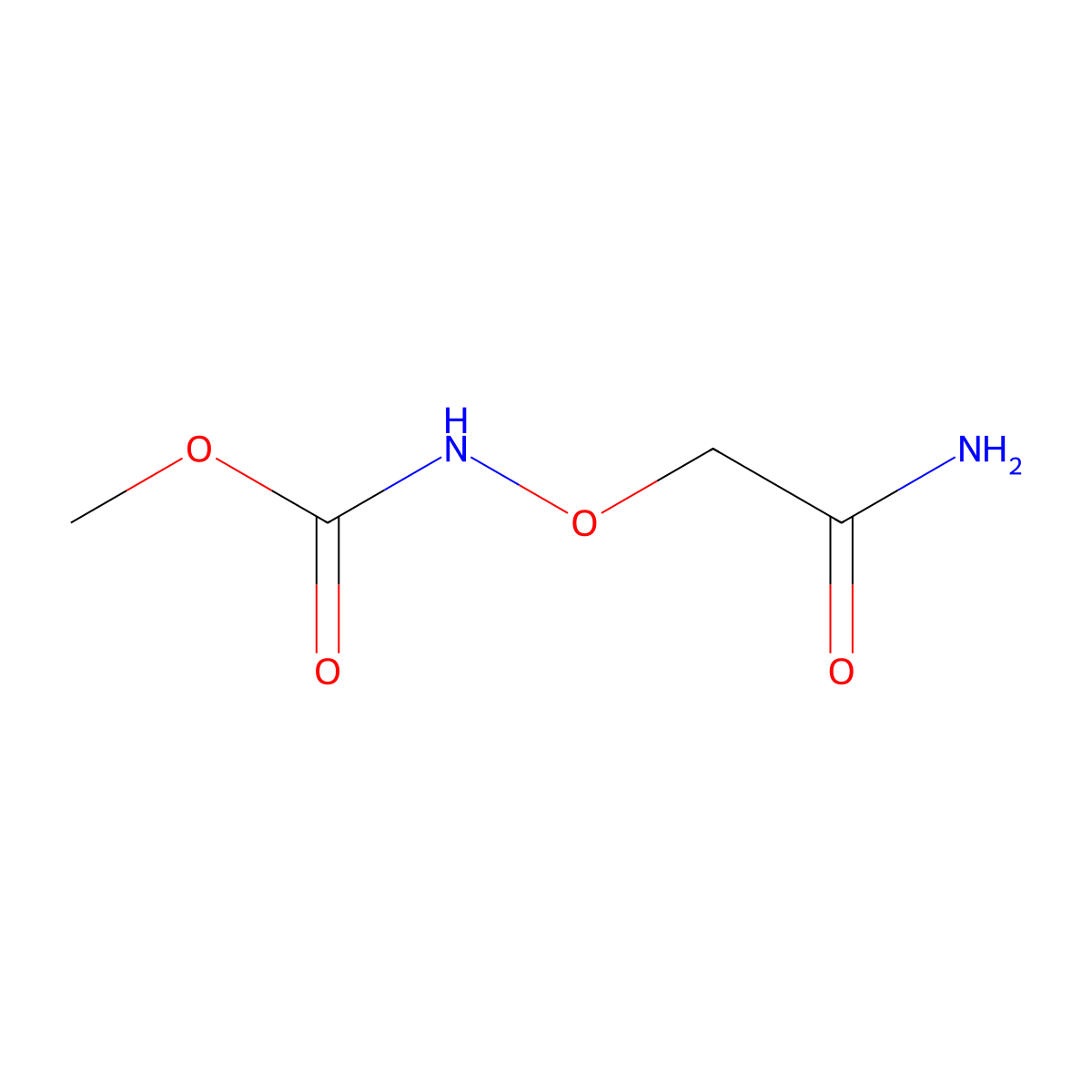 methyl N-(carbamoylmethoxy)carbamate molecular structure, CAS 1566524-85-3